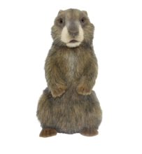 Plush Toy Alpine marmot, H. 29cm, HANSA (8101)