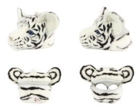 Мяка іграшка Сумка для гольфу Білий тигр без брелока, W. 17см, HANSA (8471)