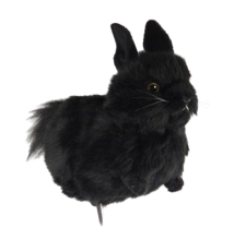 Мягкая игрушка Чехол для гольфа Черный кролик, HANSA (8484)