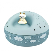 Musical night light with a projection of the starry sky Cat 12 cm, Trousselier | 5050