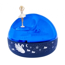 Night light musical projector Northern Lights with music Swan Lake - 12 cm, Trousselier | 7011