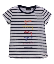 T-shirt for girls color white size 98, Marc OPolo (83921)