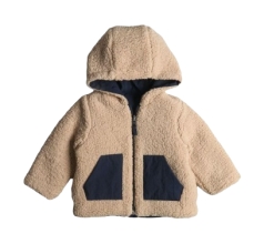 Двостороння дитяча флісова куртка, розмір 74-104 см, Verscon (5623)