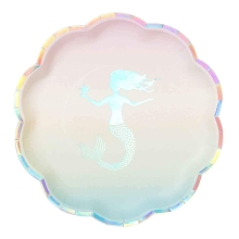 Talking Tables Disposable plates Mermaid (12 pcs),England