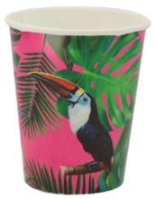 Talking Tables Disposable cups (12 pcs, 330 ml),Tropics, England