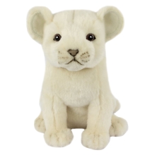 Puppet Toy White lion, Hansa, 25cm, art.8268