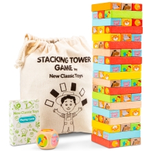 Educational game Tower of blocks, New Classic Toys, 10807 from 3+ years
