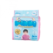 Baby diapers MIMZI XXL, 15+ kg, 34 pcs. (MPXXL34)