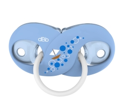 Каучукова анатомічна пустушка 0-4 міс., блакитний | Remond dBb (Франція)