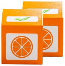 Игрушечная еда Апельсиновый сок, Bigjigs Toys, деревянный, 1 шт., арт. 2900990738069
