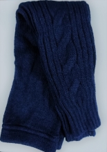 Warm knitted gaiters Cocole for ages 5-6 years (blue) (00055)