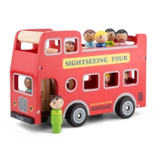New Classic Toys Sightseeing bus play set with 9 figures