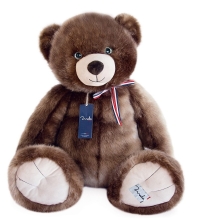 Мягкая игрушка Французский медведь, Mailou, 65 см, серо-коричневый, арт. MA0117