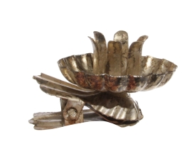 Затискач-свічник металевий, Shishi, колір шампанського, 5 см, арт. 53679