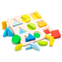 Дошка для пазлів з геометричними фігурами New Classic Toys (10465)