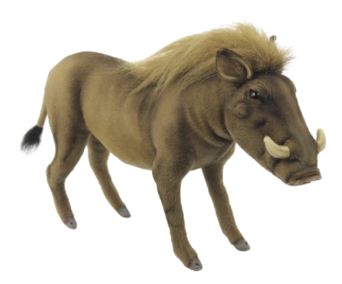 Plush Toy African warthog, L. 37cm, HANSA (8097)