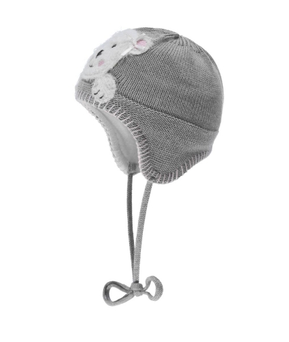 Hat for girls (grey) s.45, Dolli (48401)