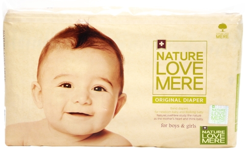 [4-7 kg] Korean NATURE LOVE MERE™ diapers Eco (S) Original 52 pcs, NLM (0662)