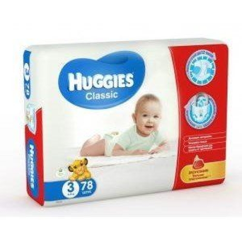 Diapers Huggies Classic 3 Mega 78 pcs (5029053543116)