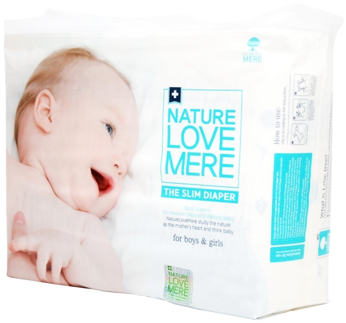 [9-12 kg] Korean NATURE LOVE MERE™ diapers (L) Ultrathin, 40 pcs, NLM
