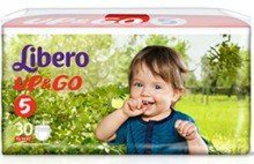 Baby diapers Libero Up&Go 5 10-14 kg 30 pcs (322540600001)