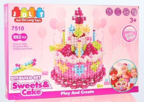 Block set Jun Da Long Toys Cake IQ