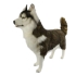 Animated Plush Toy Siberian husky, beige, L. 115cm, HANSA (0850)
