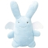 Souvenir figure musical Rabbit Angel, sky blue, 24 cm, Trousselier™ France (VM1082 12)