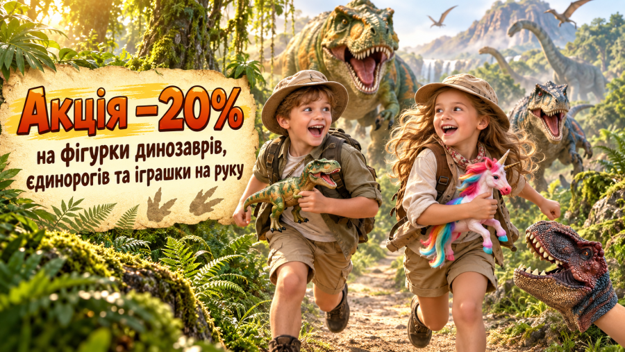 20% DINO TOYS