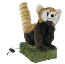 Мягкая игрушка Красная панда на коробке, Hansa (07849)