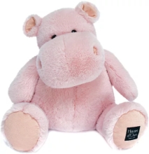 Мягкая игрушка Бегемот, 40см розовый, Doudou (30970)