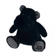 Plush Toys Plush toy Hippo, 40cm black, Doudou (31069)