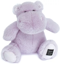 Plush Toys Plush toy Hippo, 25 cm lavender, Doudou (31144)