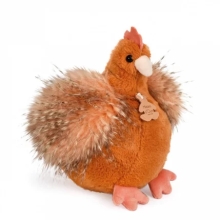 Plush Toys Chicken Poletta Plush toy, 20cm orange, Doudou (31618)