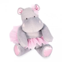 Plush Toys Plush toy hippo Tutti in a skirt, 22cm gray, Doudou (31731)