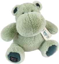 Plush Toys Plush toy Hippo, 25cm olive, Doudou (32097)