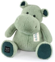 Plush Toys Plush toy Hippo, 40cm olive, Doudou (32103)
