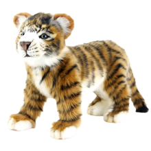 Мяка іграшка Тигр жакард, що стоїть, 40 см, HANSA (7074)