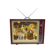 Decor New Years night light Retro TV, Trediser (19119)