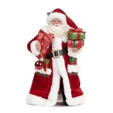 Santa Claus with gifts figurine height 28cm, GoodWill (AS25015)
