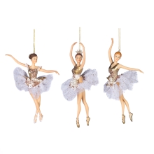 Christmas tree decoration New Years ballerina in assortment height 19cm, GoodWill (TR20580)
