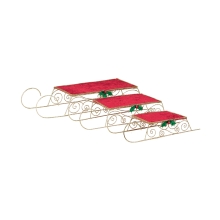Santas sleigh set, 3pcs, GoodWill (BR41013)