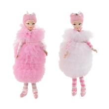 Fairy doll Cotton candy in assortment white/pink height 32cm, GoodWill (J58605)
