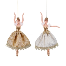Christmas tree ornament Ballerina in assortment height 17.5cm, GoodWill (MO96404)