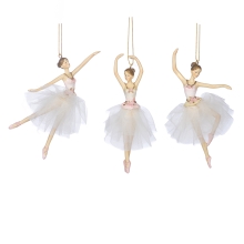 Christmas tree decoration Ballerina in assortment height 16cm, GoodWill (MC38361)