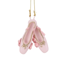 Christmas tree decoration Pointe shoes pink height 6cm, GoodWill (MC38392)