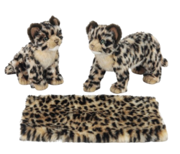 Plush Toy HANSA Leopard, sitting (6882)