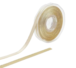 Лента золотая 10мм в рулоне, Enzo De Gasperi (EDG Italy) 54047