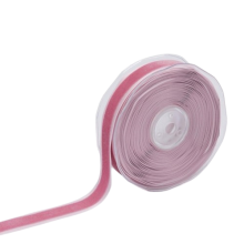 Двойная лента розовая 23мм в рулоне, Enzo De Gasperi (EDG Italy) 06296