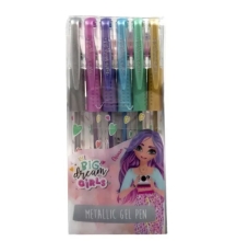 Drawing Set of ballpoint pens (fluorine and metal),6 colors, Madrid Papel (02552)